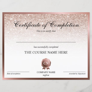 Certificat de fin de cours