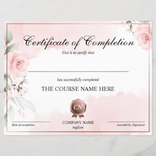 Certificat de fin de cours