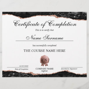 Certificat de fin de cours