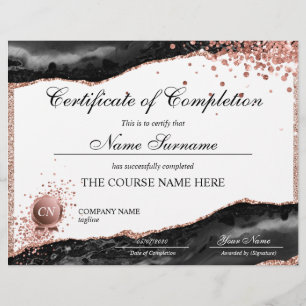 Certificat de fin de cours