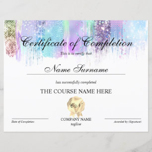 Certificat de fin de cours