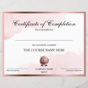 Certificat de fin de cours