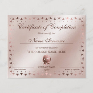 Certificat de fin de cours
