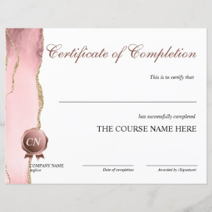 Certificat de fin de cours