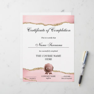 Certificat de fin de cours