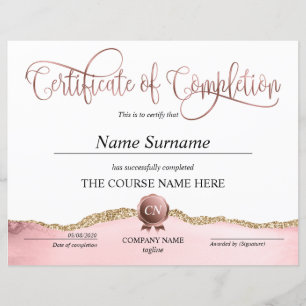 Certificat de fin de cours