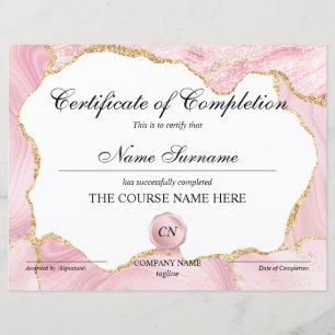 Certificat de fin de cours