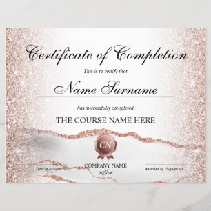 Certificat de fin de cours