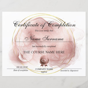 Certificat de fin de cours