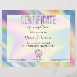 Certificat de fin de cours