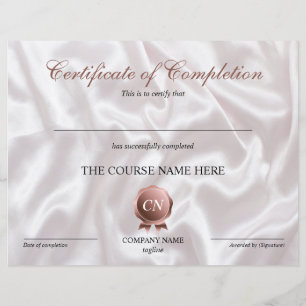 Certificat de fin de cours
