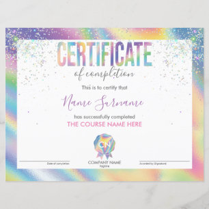 Certificat de fin de cours