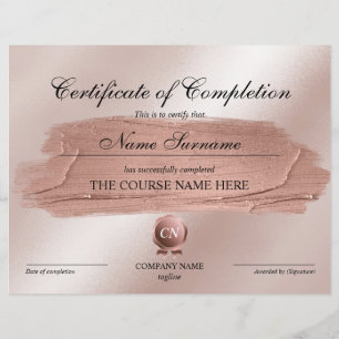 Certificat de fin de cours