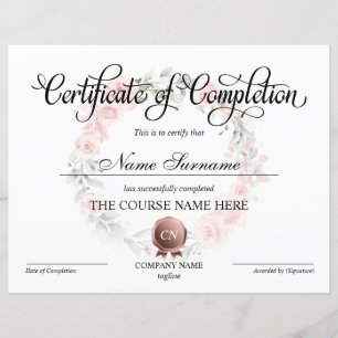 Certificat de fin de cours