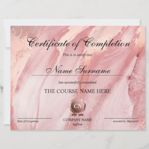 Certificat de fin de cours