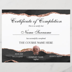 Certificat de fin de cours