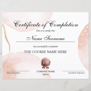 Certificat de fin de cours