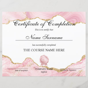 Certificat de fin de cours