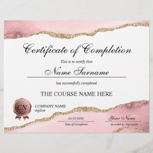 Certificat de fin de cours