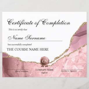 Certificat de fin de cours