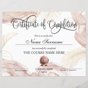 Certificat de fin de cours