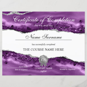 Certificat de fin de cours