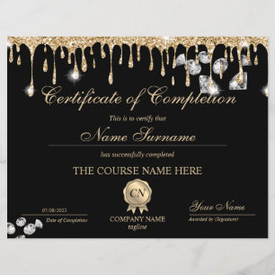 Certificat de fin de cours