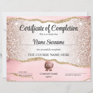 Certificat de fin de cours