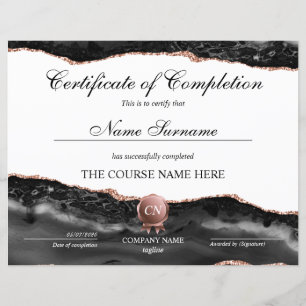 Certificat de fin de cours