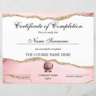 Certificat de fin de cours