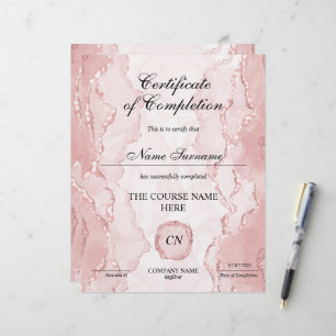 Certificat de fin de cours