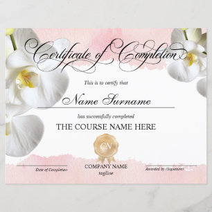 Certificat de fin de cours