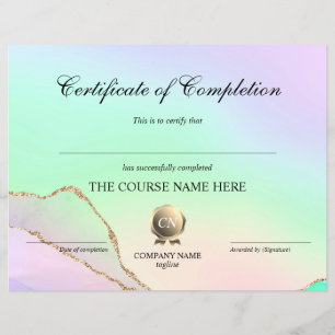 Certificat de fin de cours