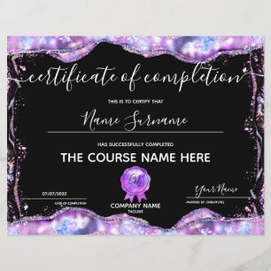 Certificat de fin de cours