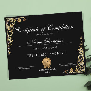 Certificat de fin de cours