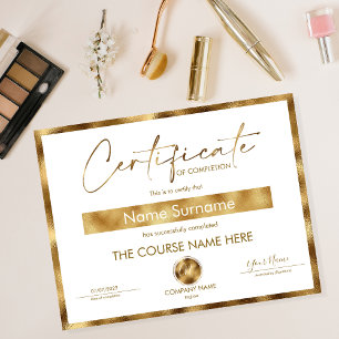 Certificat de fin de cours