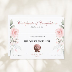 Certificat de fin de cours