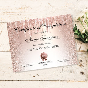 Certificat de fin de cours