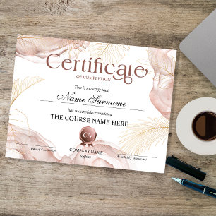 Certificat de fin de cours