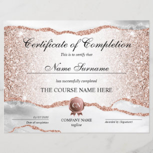 Certificat de fin de cours