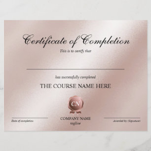 Certificat de fin de cours