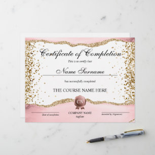 Certificat de fin de cours