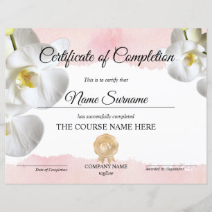 Certificat de fin de cours