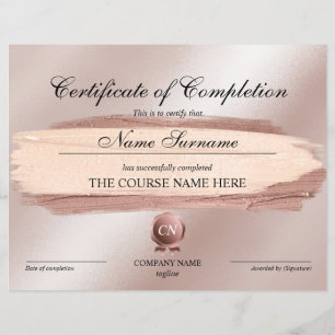 Certificat de fin de cours