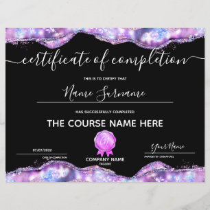 Certificat de fin de cours