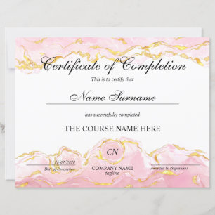 Certificat de fin de cours