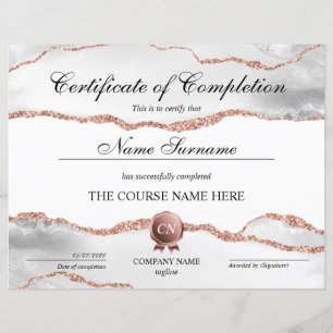 Certificat de fin de cours