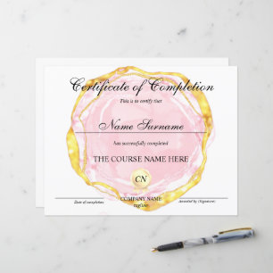 Certificat de fin de cours
