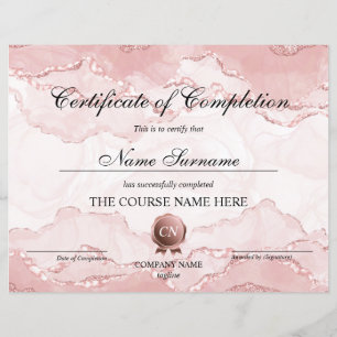 Certificat de fin de cours