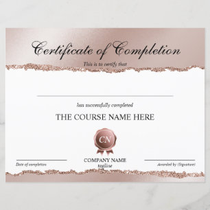 Certificat de fin de cours